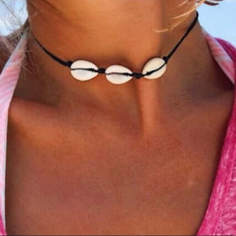 Cowrie Shell Choker